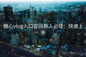 糖心vlog入口官网新人必读：快速上手