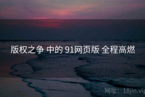 版权之争 中的 91网页版 全程高燃