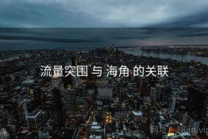 流量突围 与 海角 的关联