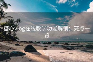 糖心vlog在线教学功能解锁：亮点一览