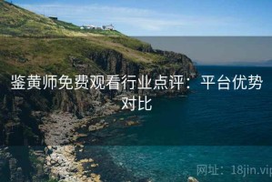 鉴黄师免费观看行业点评：平台优势对比