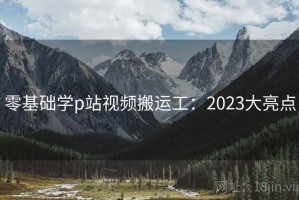 零基础学p站视频搬运工：2023大亮点