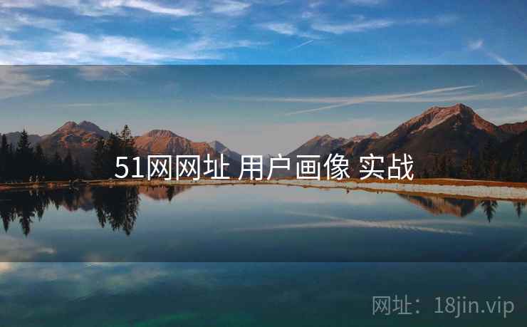 51网网址 用户画像 实战