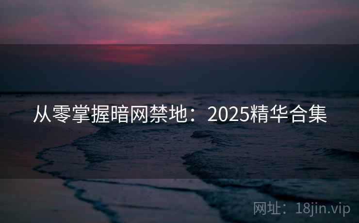 从零掌握暗网禁地：2025精华合集