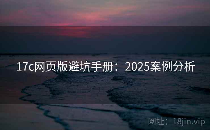 17c网页版避坑手册：2025案例分析