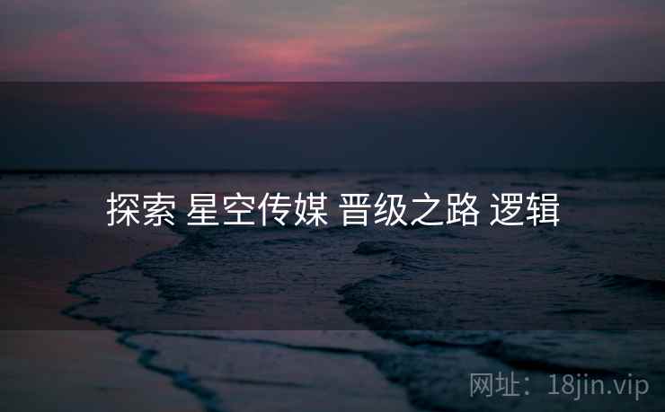 探索 星空传媒 晋级之路 逻辑 探索 星空传媒 晋级之路 逻辑